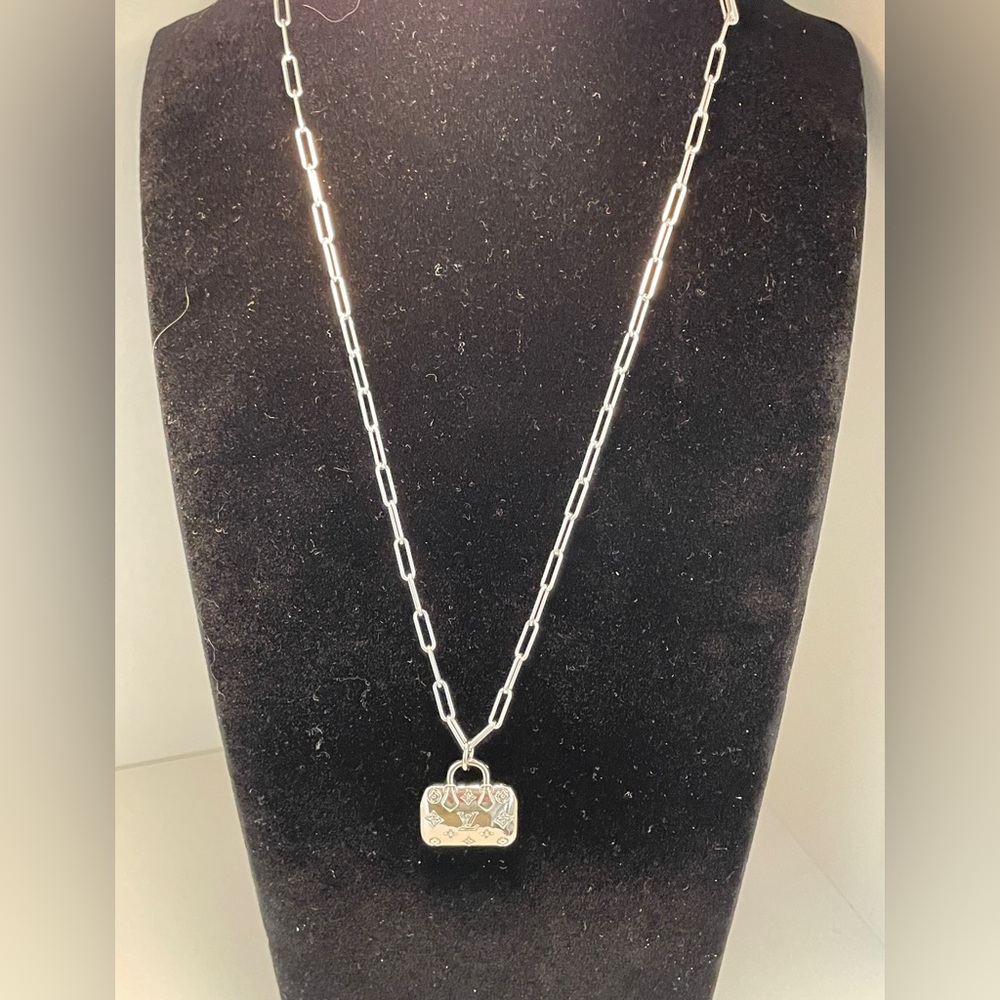 AUTHENTIC Louis Vuitton Silver Bag Charm strong on Sterling silver - Picture 9 of 10